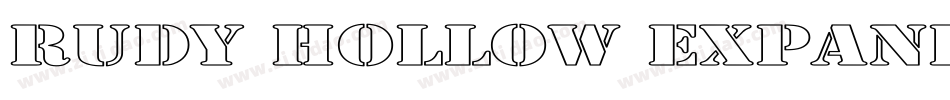 Rudy Hollow Expanded字体转换